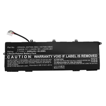 CoreParts MBXHP-BA0301 Laptop-Akku für HP, 7.6V, 6600mAh, 50.16Wh