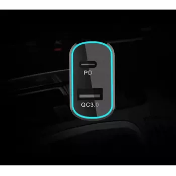 CoreParts MBXUSBC-DC0006 USB-C-Autoladegerät für Laptop, Mobilgeräte und Tablets