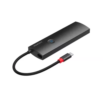 MicroConnect USB3.2CCOM20 USB-C auf HDMI Mini-Dock, 4K 60Hz, RJ45, 3x USB-A