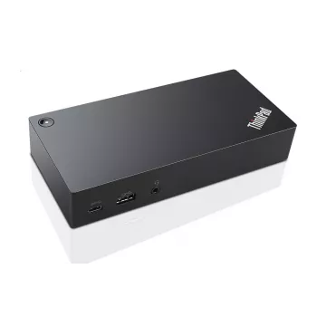 Lenovo 40A90090DK Laptop-Dockingstation/Port-Replikator Kabelgebunden USB 3.2 Gen 1 (3.1 Gen 1) Typ-C Schwarz