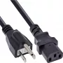 InLine B-16658J Netzkabel im 30er-Bulk-Pack, Japan-Stecker auf IEC C13, 1,8 m