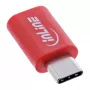 InLine 31650 USB-Datenblocker, USB-C Stecker auf USB-C Buchse, bis 240 W PD