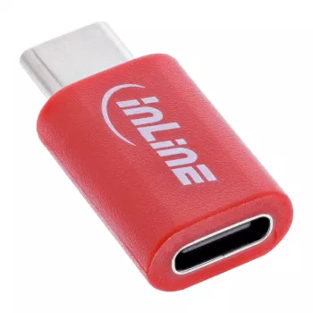 InLine 31650 USB-Datenblocker, USB-C Stecker auf USB-C Buchse, bis 240 W PD