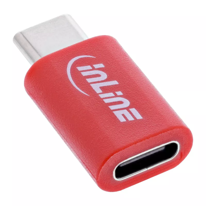 InLine 31650 USB-Datenblocker, USB-C Stecker auf USB-C Buchse, bis 240 W PD