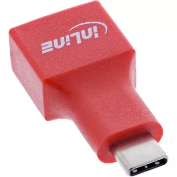 InLine 31651 USB-Datenblocker, USB-C Stecker auf USB-A Buchse, 5 V 1,5 A