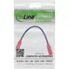 InLine 31654 USB-Datenblocker, USB-C Stecker-auf-Buchse Adapterkabel, 0,2 m, 240 W PD