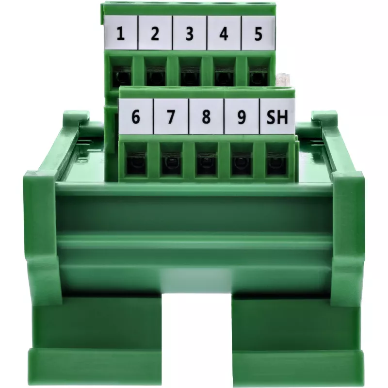 InLine 92501M Kabelverbinder Klemmleiste / D-Sub 9 Grün