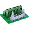 InLine 92504P IDC 20 Socket auf 10-Pin Terminal Block, PCB Mount