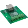 InLine 92505B RJ45-Buchse Klemmenblock, gerade, DIN-Schiene
