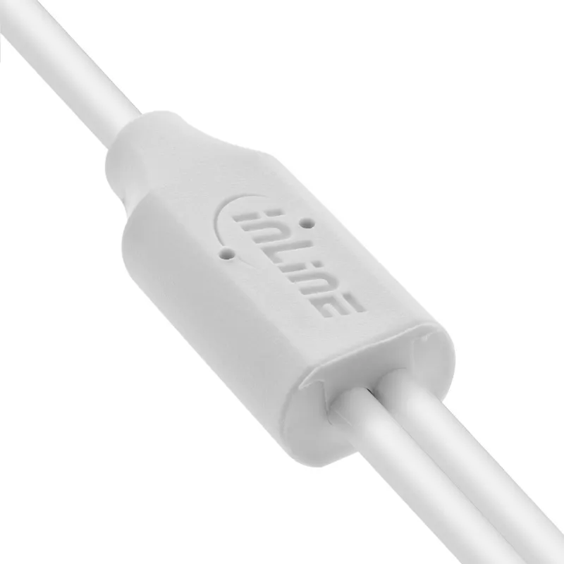 InLine 35121W USB-Kabel USB 2.0 1 m USB A 2 x USB C Weiß