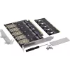 InLine 76619G Schnittstellenkarte, PCIe x16 auf 5x M.2 Key B SATA, inkl. Low-Profile-Blende