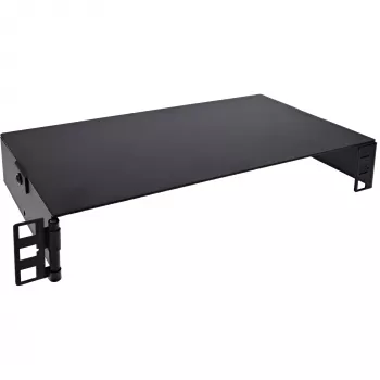 InLine 10101B 10" Wandmontage-Mini-Rack, 1U, 15,2 cm Tiefe, Schwarz