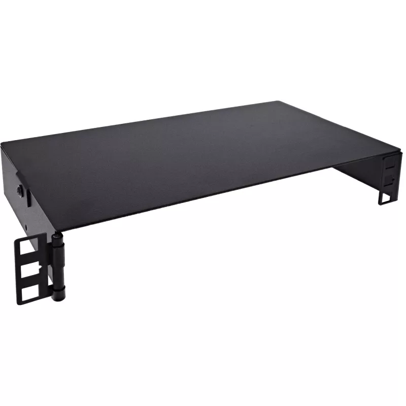 InLine 10101B 10" Wandmontage-Mini-Rack, 1U, 15,2 cm Tiefe, Schwarz