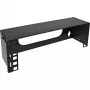 InLine 10-Zoll-Mini-Rack zur Wandmontage, 2U, 7,6 cm Tiefe, Schwarz