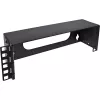 InLine 10-Zoll-Mini-Rack zur Wandmontage, 2U, 7,6 cm Tiefe, Schwarz