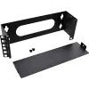InLine 10-Zoll-Mini-Rack zur Wandmontage, 2U, 7,6 cm Tiefe, Schwarz