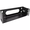 InLine 10-Zoll-Mini-Rack zur Wandmontage, 2U, 7,6 cm Tiefe, Schwarz