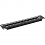 InLine 10112A 10-Zoll Leerpanel, 12-fach für Keystone-Module, 1HE, schwarz