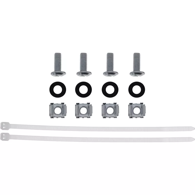 InLine 10112A 10-Zoll Leerpanel, 12-fach für Keystone-Module, 1HE, schwarz