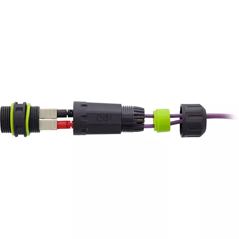 InLine 69927F LWL-Kupplung SC, IP68, 2x2 SC-Buchse, Outdoor, M20