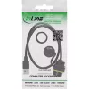 InLine USB-A-Kupplung IP68 geschirmt, Buchse auf Stecker, 0,5 m