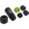 InLine 69927W IP68 Netzsteckverbinder, 3-polig, Stecker/Buchse, M20, Schwarz