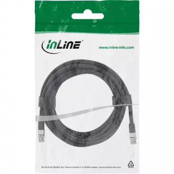 InLine 10805S BNC-Videokabel, 12G-SDI, 4K 60Hz, 75 Ohm, 5 m