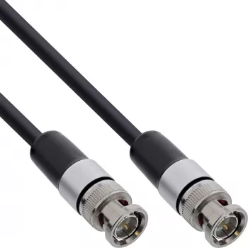 InLine BNC-Videokabel, 12G-SDI, 4K60Hz, 75 Ohm, 0,5 m, 10855S