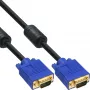 InLine 17719T S-VGA-Kabel, 15-Pin-HD-Stecker/Stecker, schwarz, 2 m