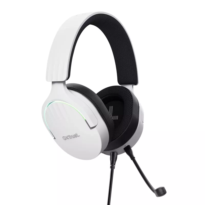 Trust GXT 490W Fayzo 7.1 USB Gaming-Headset, kabelgebunden, weiß