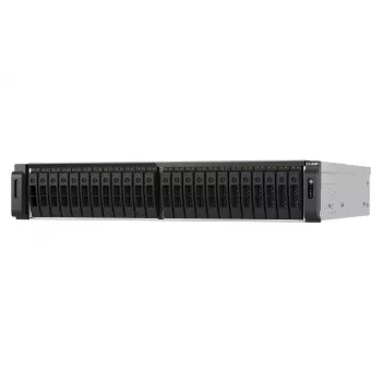 QNAP TS-H3077AFU-R7-64G NAS/Speicherserver Rack (2U) AMD Ryzen™ 5 64 GB DDR5 0 TB QuTS hero Black, Metallisch