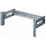 Equip EZR-DIN-4 19-Zoll-Hutschienenmodul 2U, RAL 7035