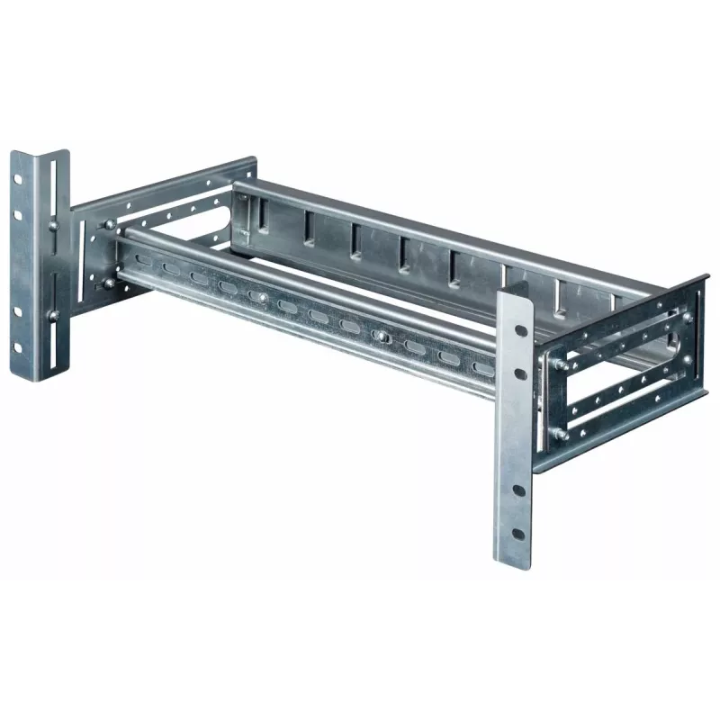 Equip EZR-DIN-4 19-Zoll-Hutschienenmodul 2U, RAL 7035