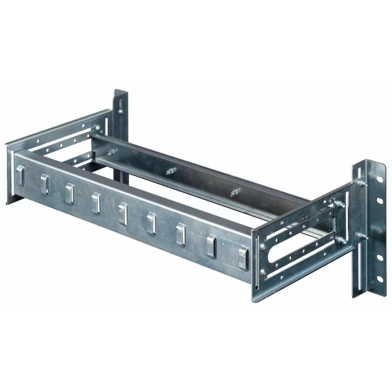 Equip EZR-DIN-4 19-Zoll-Hutschienenmodul 2U, RAL 7035