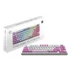 MSI FORGE GK600 TKL Wireless Gaming Keyboard, QWERTZ DE, Violet