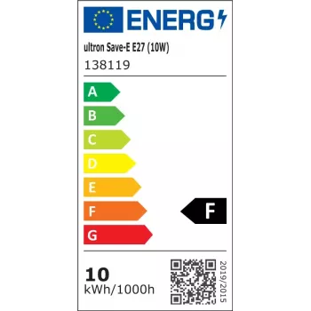 Energiesparlampe Ultron 138119 10 W E27 3000 K