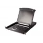 Rack-Konsole Secomp CL5708MW 17,3 Zoll (43,9 cm) LCD 1920×1080, USB/PS/2 Tastatur & Maus, VGA, 1U, schwarz