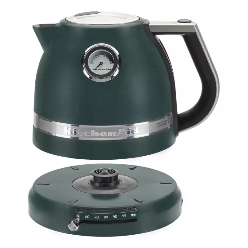 KitchenAid Artisan 5KEK1522EPP Elektrischer Wasserkocher, 1,5 L, 2400 W, Pebbled Palm (Petrol)
