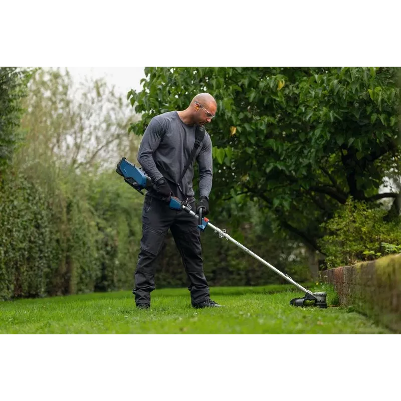 Bosch 0 600 8D0 200 Freischneider/Rasentrimmer 40 cm Akku Schwarz, Blau