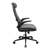Büro-/Gaming-Stuhl Cougar Stryder — Sitz und Rückenlehne aus Stoff, grau, Stellfläche 710 × 675 mm, Höhe min. 115 cm