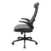 Büro-/Gaming-Stuhl Cougar Stryder — Sitz und Rückenlehne aus Stoff, grau, Stellfläche 710 × 675 mm, Höhe min. 115 cm