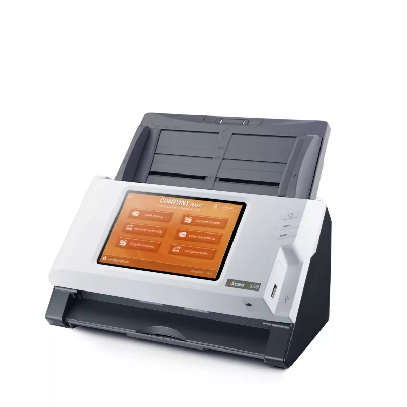 Plustek eScan A350 Enterprise ADF + Scanner mit manuellem Einzug 600 x 600 DPI A4 Schwarz, Weiß