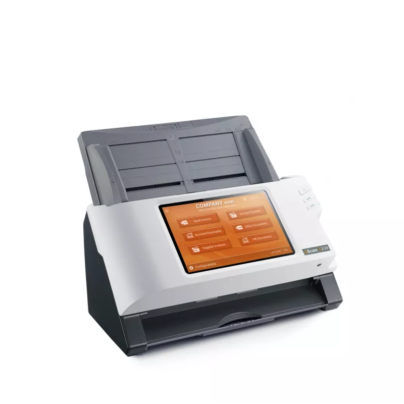 Plustek eScan A350 Enterprise ADF + Scanner mit manuellem Einzug 600 x 600 DPI A4 Schwarz, Weiß