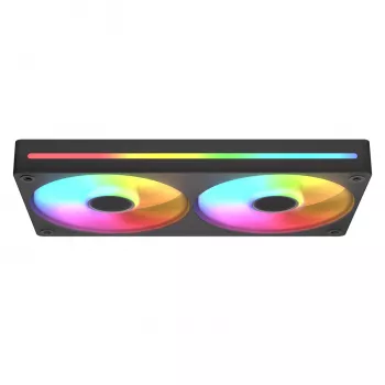 Cougar Unity240-FB Single-Frame 240 ARGB PWM Vorwärts, 120 mm, 700–2500 RPM, FDB, 5,4 mmH₂O, schwarz
