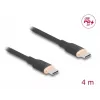 DeLOCK USB-Kabel USB 2.0 4m USB-C Schwarz 81240