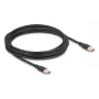 DeLOCK USB-Kabel USB 2.0 4m USB-C Schwarz 81240
