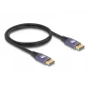 DeLOCK DisplayPort-Kabel 8K 60 Hz 2 m lila Metall