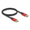 DeLOCK DisplayPort-Kabel 8K 60 Hz 2 m rot Metall