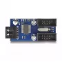 DeLOCK USB 2.0 Stiftleiste Hub 2 Port Schwarz Blau