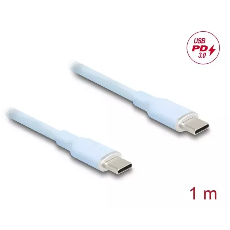 USB-Kabel DeLOCK 81234 USB 2.0 1 m USB C Blau